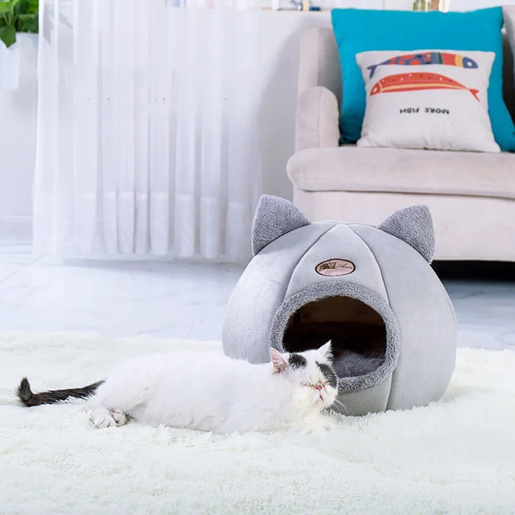 Foldable Cat Cave House - HW Pets Store