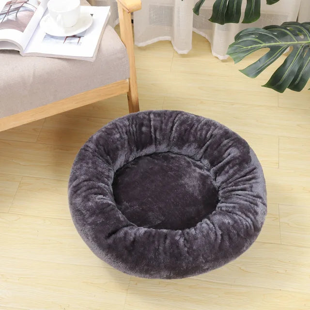 Super Soft Plush Cat Bed - HW Pets Store