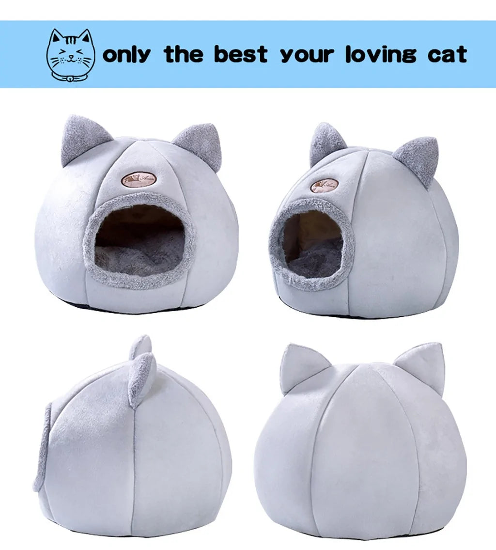 Foldable Cat Cave House - HW Pets Store