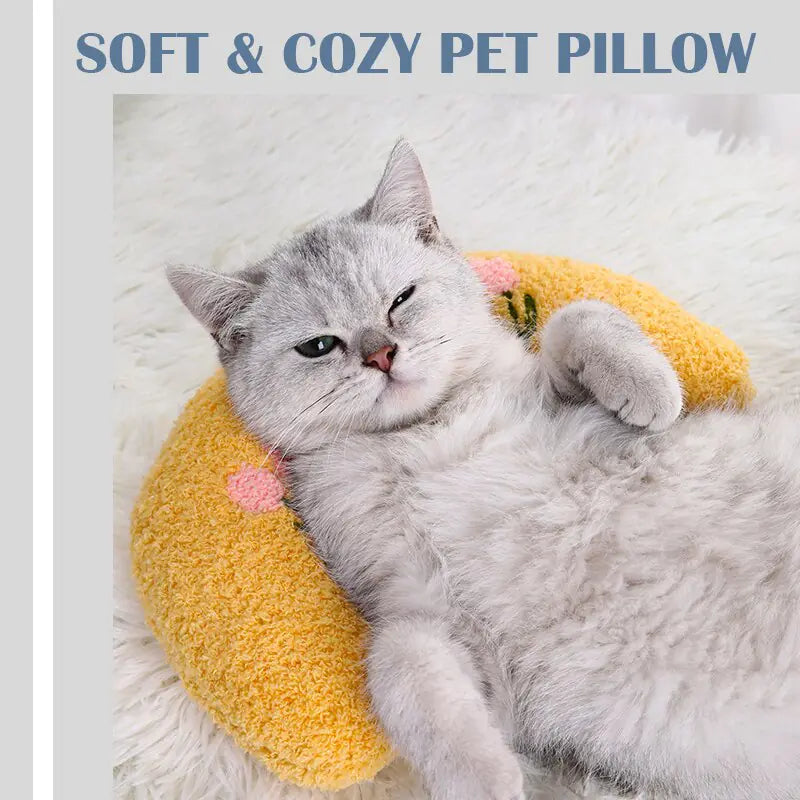 Pet U-Shaped Pillow for Deep Sleep and Comfort - HW Pets Store